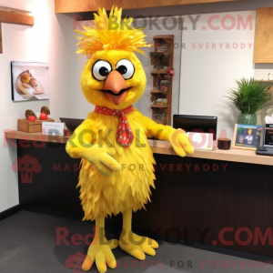 Personaggio mascotte pollo...