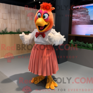 Peach Roosters Maskottchen...