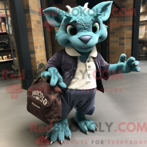 Blågrønn Gargoyle...