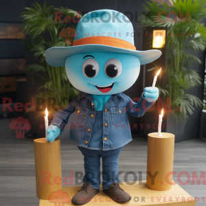 Disfraz de mascota de vela...