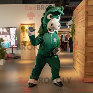 Maska Forest Green Horse...