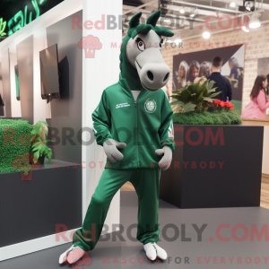 Maska Forest Green Horse...