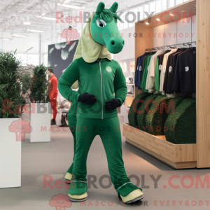 Maska Forest Green Horse...