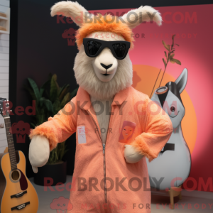 Peach Llama mascotte...