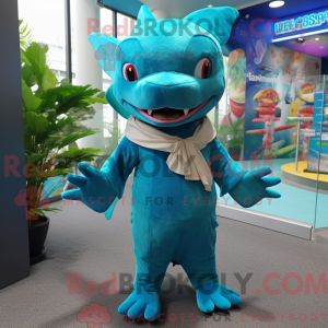 Shark mascot costume...