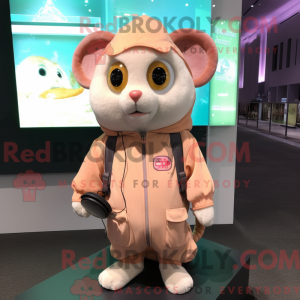 Peach Dormouse maskot...