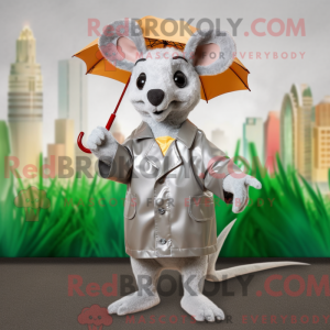 Silver Kangaroo mascot...