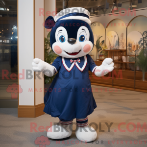 Disfraz de mascota de Navy...