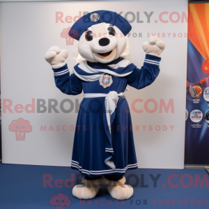 Costume de mascotte de Navy...