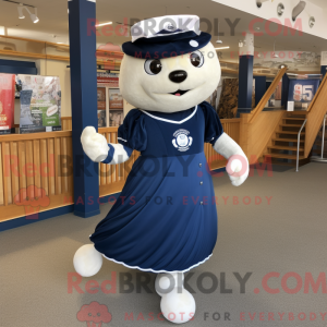Navy Juggle-mascottekostuum...