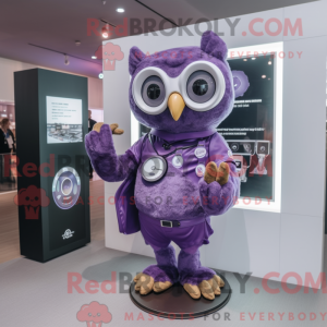 Lavendeluil-mascottekostuum...