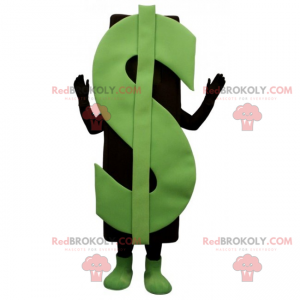 Mascotte de dollars - Redbrokoly.com