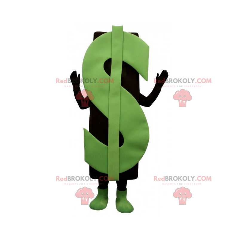 Mascotte de dollars - Redbrokoly.com