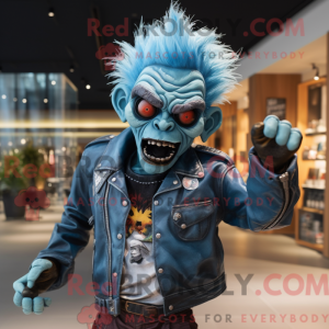 Blauwe zombie...