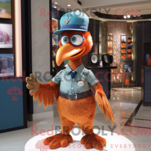 Rust Peacock maskot...