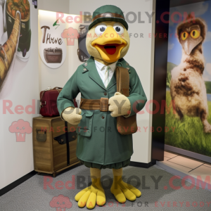Olive Hens mascot costume...