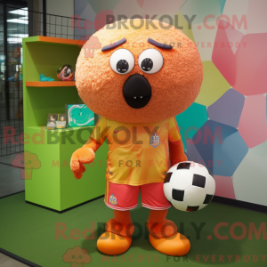 Peach Soccer Goal...