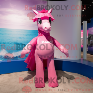 Maskottchenkostüm Pink Mare...