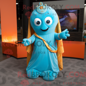 Cyan Tikka Masala maskot...