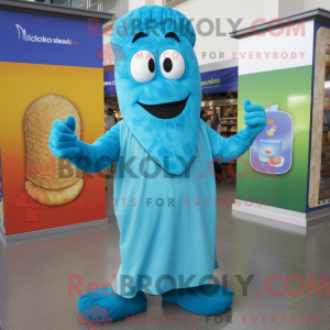 Costume de mascotte Cyan...