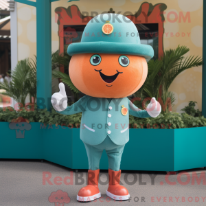 Teal Grapefruit mascot...