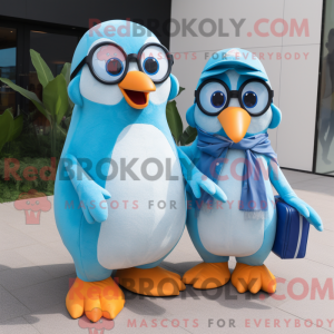 Postava maskota Sky Blue...