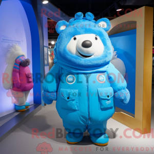 Disfraz de mascota Blue Sow...