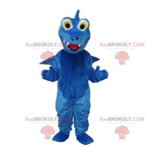 Blue dragon mascot - Redbrokoly.com