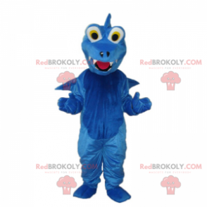 Blauwe draak mascotte - Redbrokoly.com