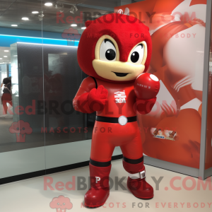 Boxing Glove mascot costume...