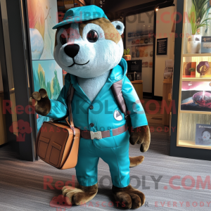 Disfraz de mascota Teal...