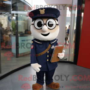 Navy Lasagna mascot costume...