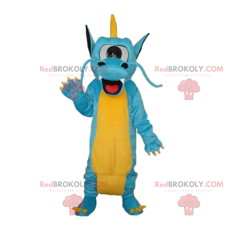 Mascota dragón chino sonriendo - Redbrokoly.com