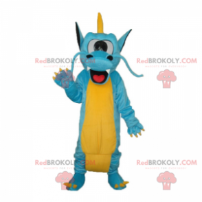 Mascotte de dragon chinois souriant - Redbrokoly.com