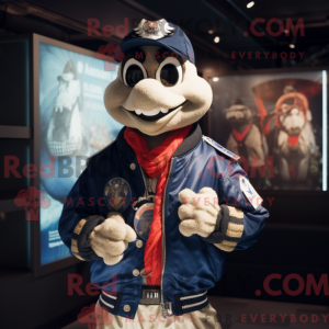 Costume mascotte de Navy...