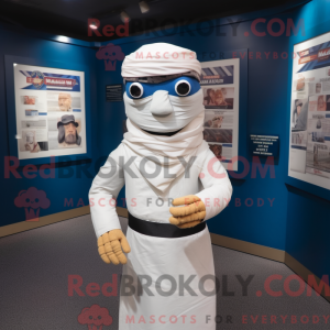 Navy Mummy maskot kostume...
