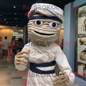 Navy Mummy-maskotdraktfigur...