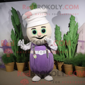 Lavendel majroe maskot...