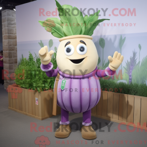 Lavendel majroe maskot...