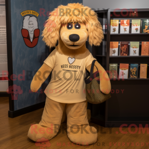 Gold Shepard S Pie mascot...