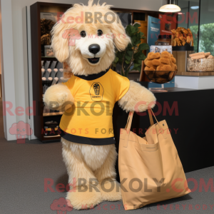Gold Shepard S Pie mascot...