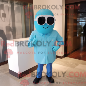 Postava maskota Cyan Candy...