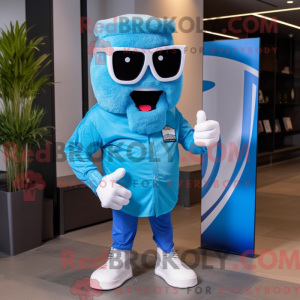 Cyan Candy Box maskot...