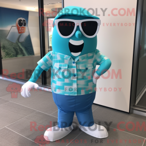 Cyan Candy Box maskot...