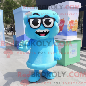 Postava maskota Cyan Candy...