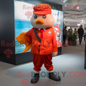 Máscara de Red Goldfish com...