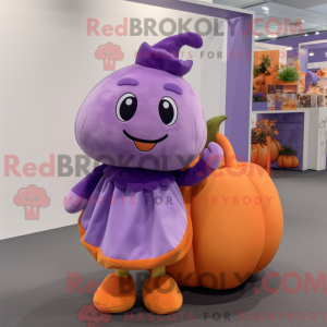 Lavender Pumpkin mascot...