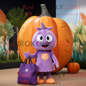 Lavendel gresskar maskot...