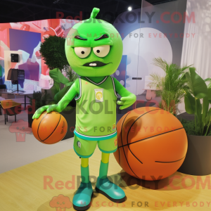 Lime Green Basketball Ball...