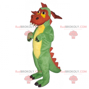 Mascotte del drago tricolore - Redbrokoly.com